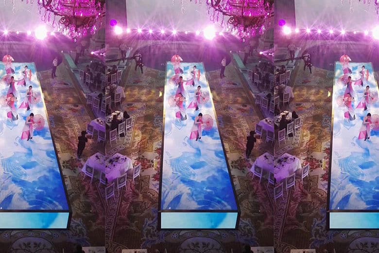 P5.95 金宝搏188bet官方网站LED显示屏路易斯艺术城堡婚礼大厅